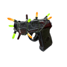 Strange Festivized Specialized Killstreak Stealth Specialist Pistol (Battle Scarred)