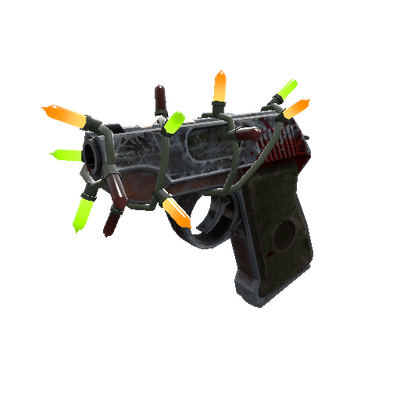 Strange Festivized Specialized Killstreak Stealth Specialist Pistol (Battle Scarred)