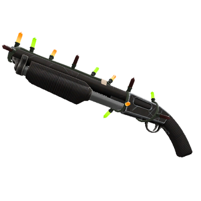 Strange Festivized Specialized Killstreak Graphite Gripped Shotgun (Minimal Wear)