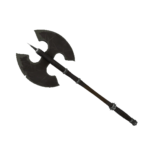 Graphite Gripped Scotsman's Skullcutter (Well-Worn)