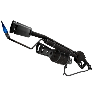 Strange Graphite Gripped Flame Thrower (Minimal Wear)