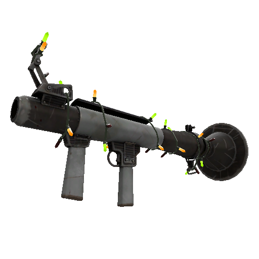 Strange Festivized Specialized Killstreak Graphite Gripped Rocket Launcher (Well-Worn)