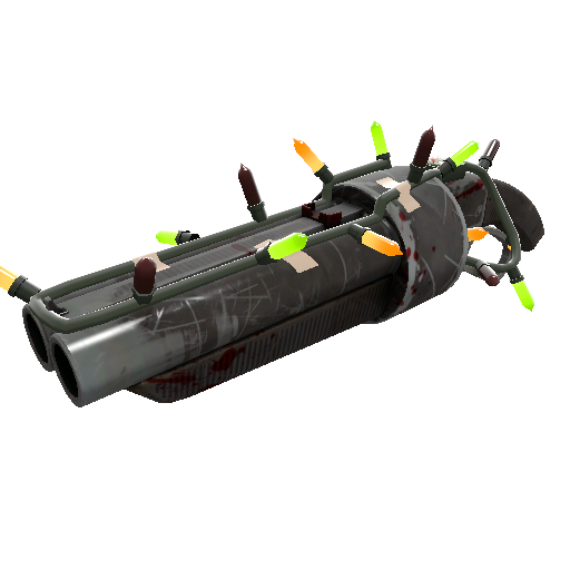 Festivized Graphite Gripped Scattergun (Battle Scarred)