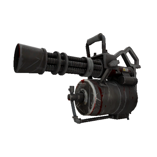 Graphite Gripped Minigun (Battle Scarred)