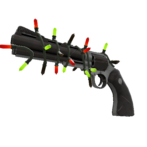 Festivized Graphite Gripped Revolver (Minimal Wear)