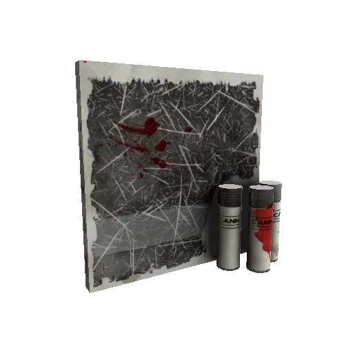 Strange Graphite Gripped War Paint (Battle Scarred)