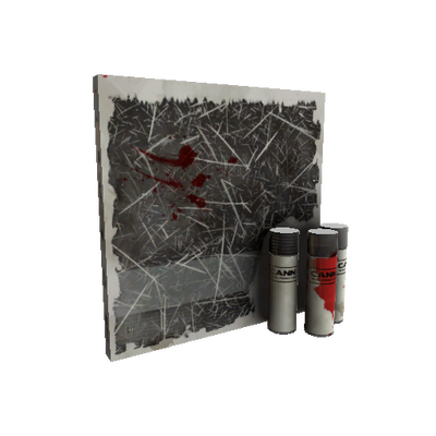 Strange Graphite Gripped War Paint (Battle Scarred)