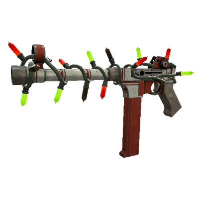Unusual Festivized Specialized Killstreak Sleek Greek SMG (Minimal Wear)