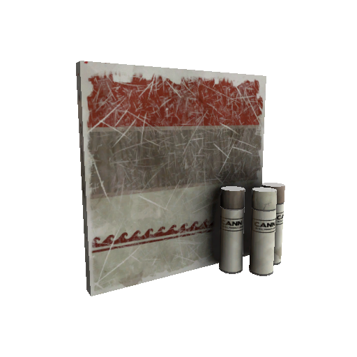 Strange Sleek Greek War Paint (Well-Worn)