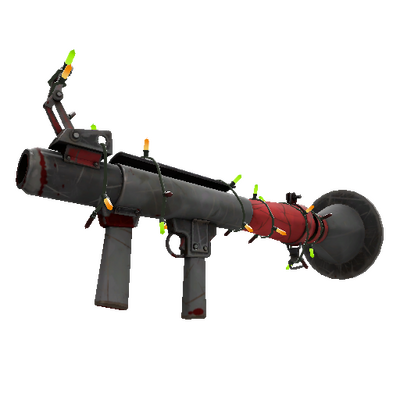 Strange Festivized Team Detail Rocket Launcher (Battle Scarred)
