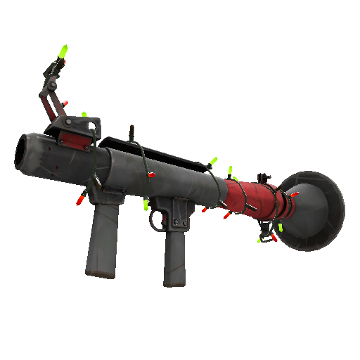 Strange Festivized Specialized Killstreak Team Detail Rocket Launcher (Well-Worn)