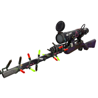 Strange Festivized Killstreak Stardust Sniper Rifle (Battle Scarred)