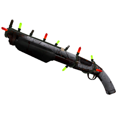 Strange Festivized Mechanized Monster Shotgun (Battle Scarred)