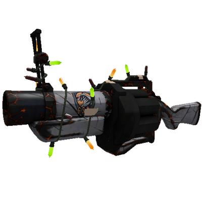 Unusual Festivized Professional Killstreak Mechanized Monster Grenade Launcher (Well-Worn)