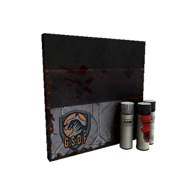 Strange Mechanized Monster War Paint (Battle Scarred)