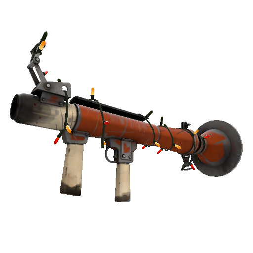 Festivized Smalltown Bringdown Rocket Launcher (Well-Worn)