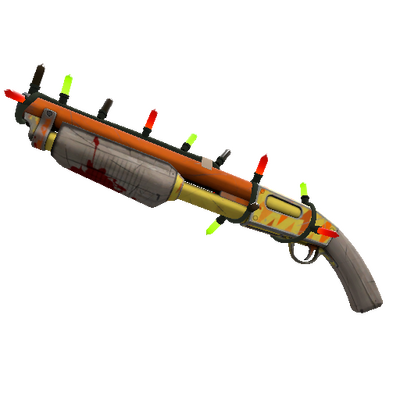 Strange Festivized Professional Killstreak Lightning Rod Shotgun (Field-Tested)