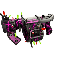 Unusual Festivized Specialized Killstreak Pink Elephant Stickybomb Launcher (Well-Worn)
