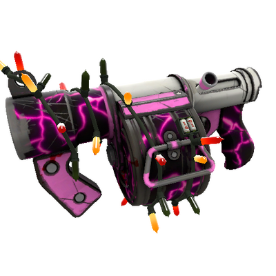 Strange Festivized Professional Killstreak Pink Elephant Stickybomb Launcher (Field-Tested)