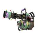 Unusual Festivized Professional Killstreak Brain Candy Minigun (Well-Worn)