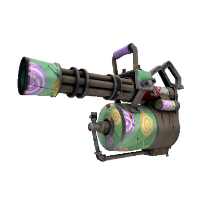 Strange Killstreak Brain Candy Minigun (Well-Worn)