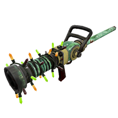 Unusual Festivized Killstreak Flower Power Medi Gun (Well-Worn)