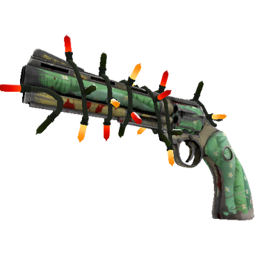 Unusual Festivized Killstreak Flower Power Revolver (Battle Scarred)