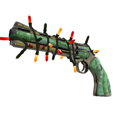 Strange Festivized Professional Killstreak Flower Power Revolver (Well-Worn)