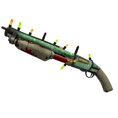 Unusual Festivized Professional Killstreak Flower Power Shotgun (Well-Worn)