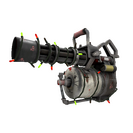 Festivized Mister Cuddles Minigun (Battle Scarred)