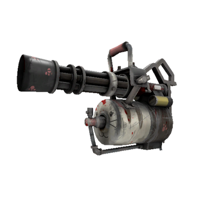 Strange Professional Killstreak Mister Cuddles Minigun (Battle Scarred)