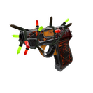 Unusual Festivized Specialized Killstreak Shot to Hell Pistol (Battle Scarred)