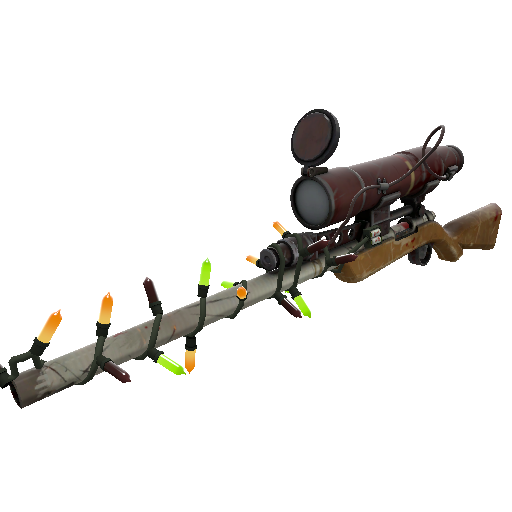 Strange Festivized Coffin Nail Sniper Rifle (Well-Worn)