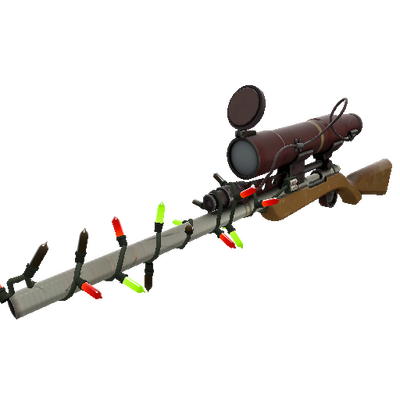 Strange Festivized Coffin Nail Sniper Rifle (Minimal Wear)