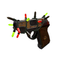 Strange Festive Dressed to Kill Pistol (Battle Scarred)