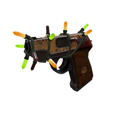 Strange Festivized Specialized Killstreak Dressed to Kill Pistol (Well-Worn)