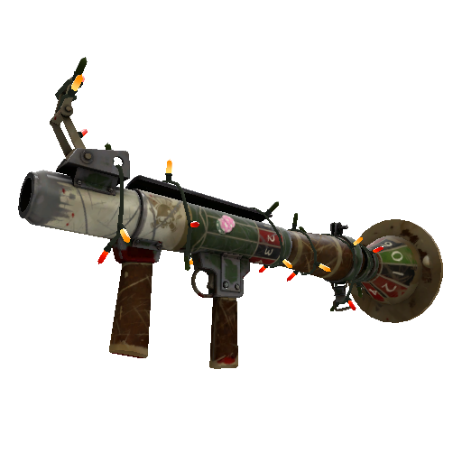 Festivized High Roller's Rocket Launcher (Battle Scarred)