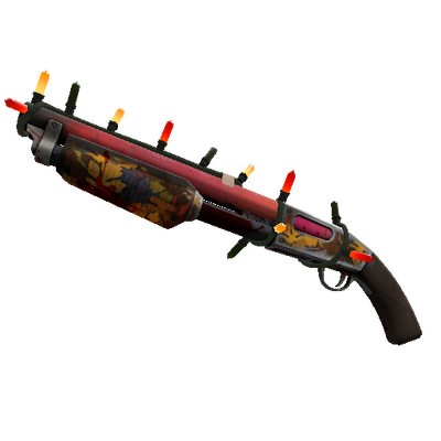 Strange Festivized Killstreak Autumn Shotgun (Well-Worn)
