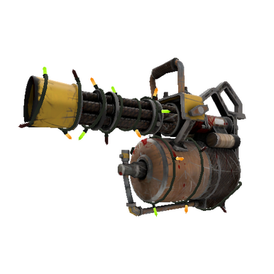 Strange Festivized Specialized Killstreak Nutcracker Minigun (Well-Worn)