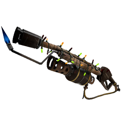 Strange Festivized Killstreak Nutcracker Flame Thrower (Field-Tested)