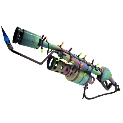 Strange Festivized Rainbow Flame Thrower (Minimal Wear)