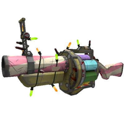 Strange Festivized Specialized Killstreak Sweet Dreams Grenade Launcher (Well-Worn)