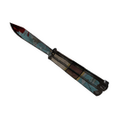 Unusual Blue Mew Knife (Well-Worn)