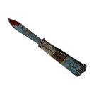 Strange Specialized Killstreak Blue Mew Knife (Field-Tested)