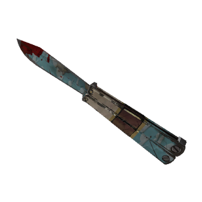 Strange Specialized Killstreak Blue Mew Knife (Field-Tested)