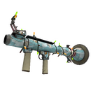 Strange Festivized Killstreak Blue Mew Rocket Launcher (Field-Tested)