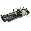 Festivized Blue Mew Scattergun (Battle Scarred)