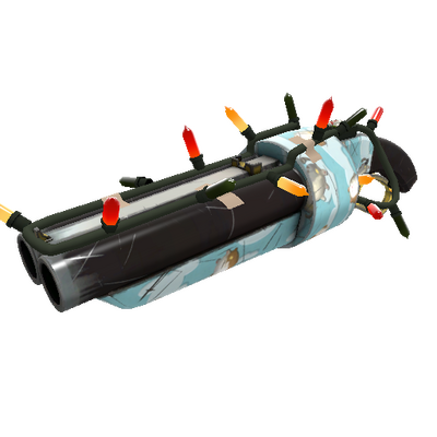 Strange Festivized Professional Killstreak Blue Mew Scattergun (Minimal Wear)