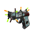 Festive Blue Mew Pistol (Battle Scarred)