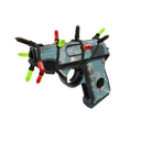 Strange Festive Specialized Killstreak Blue Mew Pistol (Field-Tested)